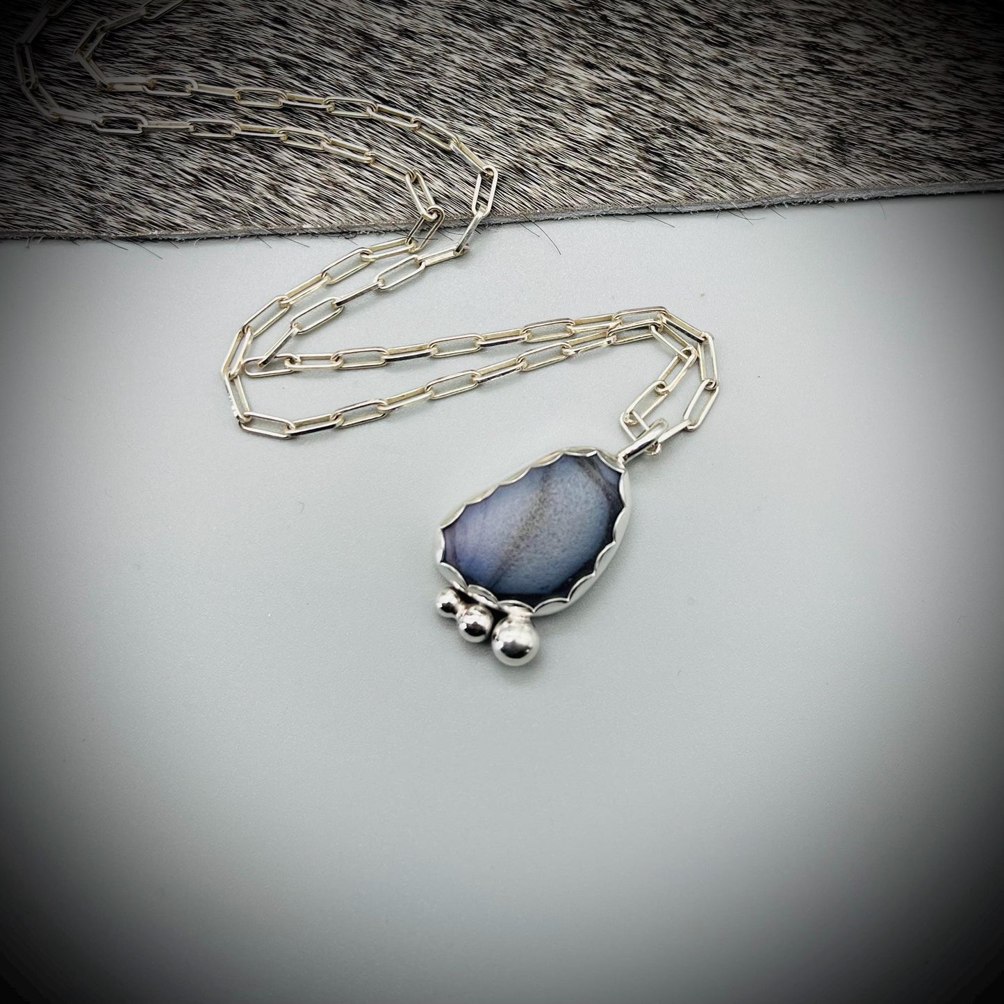 Purple Sea Glass Pendant, Sea Glass Necklace, Sea Glass and Sterling Silver Necklace, Purple Sea Glass Necklace