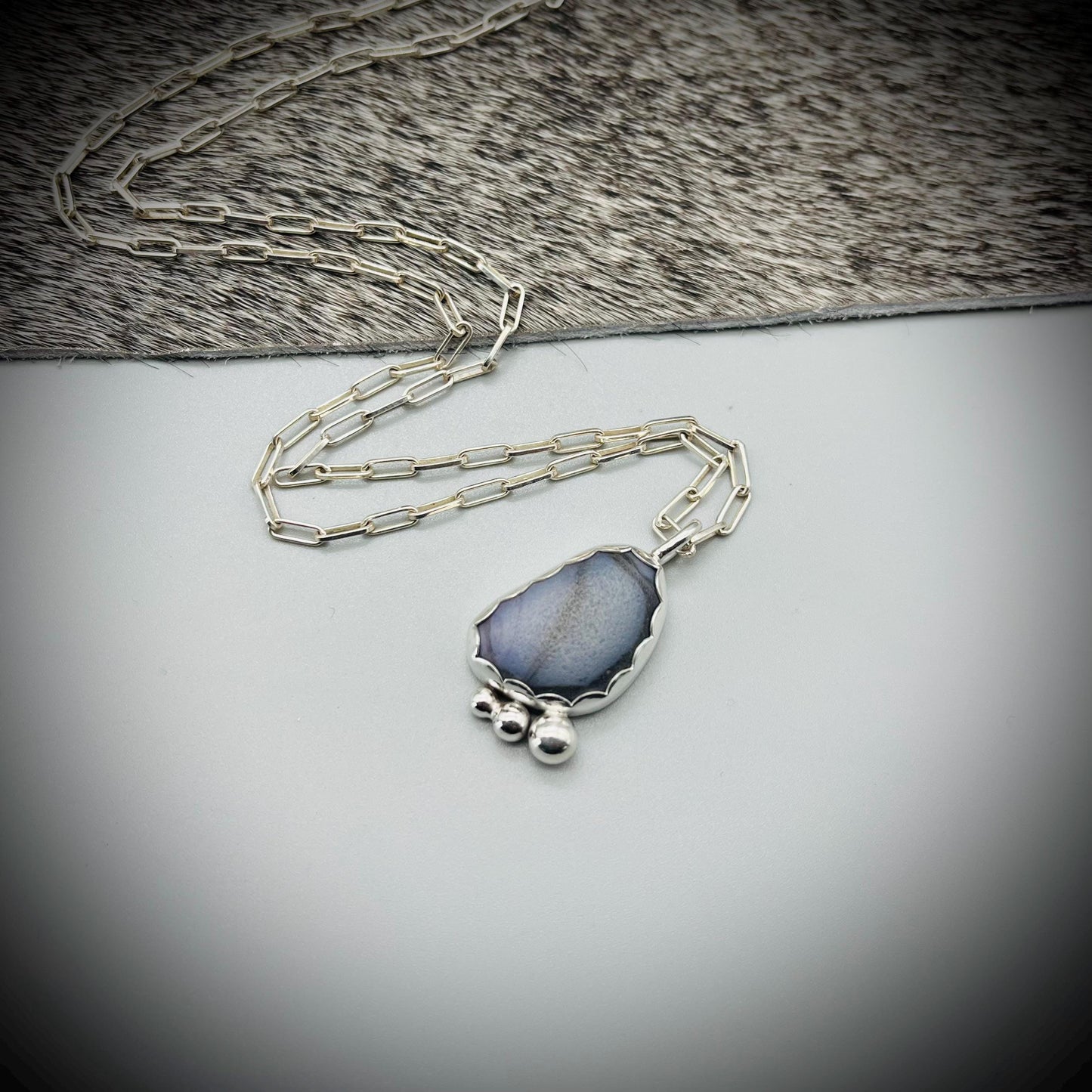 Purple Sea Glass Pendant, Sea Glass Necklace, Sea Glass and Sterling Silver Necklace, Purple Sea Glass Necklace